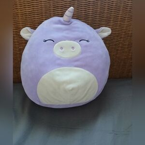 Squishmallows Astrid The Purple Unicorn With Sleepy Eyes